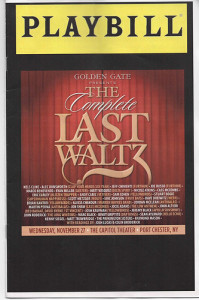 Complete Last Waltz Playbill